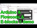 Arduino Uno Flowcode E-blocks demonstration