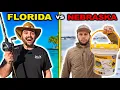 LOSER Has To MOVE - FLORIDA vs NEBRASKA Fishing CHALLENGE