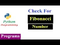 Python Tutorial - Fibonacci Number Program