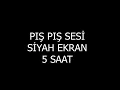 Pış pış Sesi | Siyah Ekran | 5 Saat