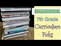 Homeschool Curriculum Choices 7th Grade