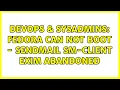 DevOps SysAdmins fedora can not boot - sendmail sm-client exim abandoned