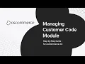 Managing Customer Code Module in osCommerce - Setup Configuration