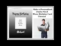 For Zazzle Customers Making a Jumbo Sized Birt ay Photo Card Tutorial