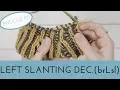 brLsl - Left Slanting Decrease in Brioche Knitting Brioche 101