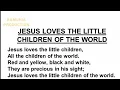 Download Lagu Kevin dan Karyn - Jesus loves the little children of the world (Album sekolah minggu vol.1)