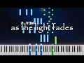 Download Lagu a vow - as the light fades piano cover