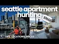 SEATTLE APARTMENT HUNTING touring 10 units in downtown seattle ft rent prices budget tips