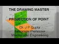 Projection of Point | Theory \u0026 Practice | Orthographic Projection | Engineering Drawing