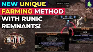 PoE 2 NEW Unique Farming Method for Beginners with Runic Remnants