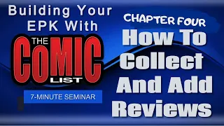 Setting Up Your EPK on The Comic List How To Add and Collect Reviews
