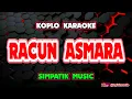 Download Lagu RACUN ASMARA KARAOKE - SIMPATIK MUSIC @koplokaraooke 
