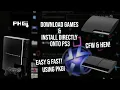 How To Install PKGi Games on PS3 CFW HEN Updated