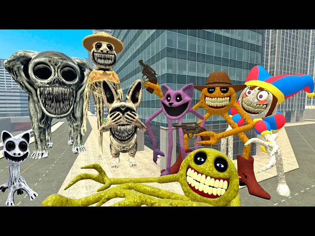 Download MP3 Big City Roblox Innyume Smiley's Zoonomaly Monsters Family Spartan Kicking in Gmod !