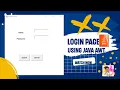 Creating Login page using Java AWT Login page using java Java AWT