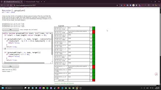 CodingBat groupNoAdj groupSum5 Java Recursion
