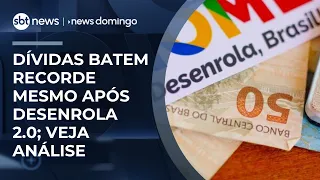 Endividamento bate recorde mesmo após Desenrola 2.0 | #NewsDomingo