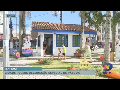 Itapema recebe decoração especial de Páscoa