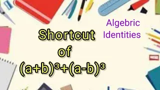 Download (a+b)³+(a-b)³ = 2(a³+3ab²) | Algebric Identities | #maths #viral #algebra #identities #zeerocampus MP3