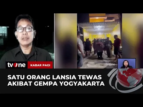 1 Orang Meninggal Dunia Akibat Gempa Magnitudo 6,4 di Yogyakarta
