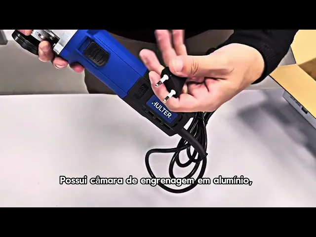 Vídeo do produto - Esmerilhadeira Ângular 850W 115mm 110V Hulter PRO HT1AG660110VF