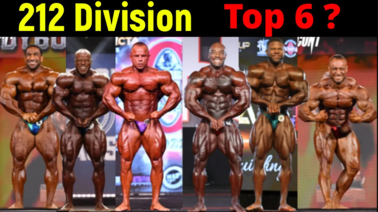2023 Mr. Olympia *212 Division TOP 6?*