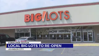 Big Lots in Johnson City to reopen