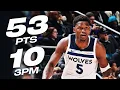 Anthony Edwards ERUPTS For NEW CAREER-HIGH 53 PTS January 4 2025