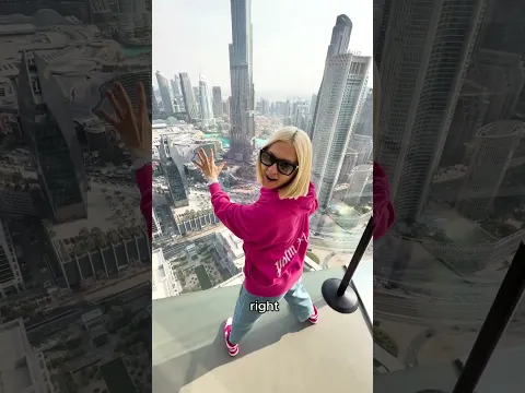 Can I survive the world’s scariest glass slide in Dubai? 😱
