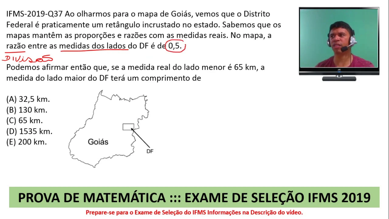 Razão e Proporção #IFMS 2019 Q37 Prova de Matemática Exame de Seleção