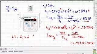 Inductive Reactance With Simulation