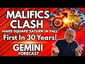 Gemini Malefics Clash Mars Square Saturn in Fall First in 30 Years