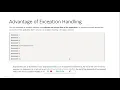 Exception handling OOP JAVA in urdu