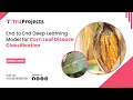 End to End Deep Learning Model for Corn Leaf Disease Classification