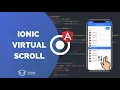 How to use Angular Virtual Scroll with Ionic