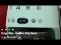 How to Set the Auto-Start on Your Drip Filter Coffee Machine Smeg DCF02
