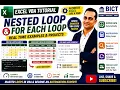 Master Nested Loop For Each Loop in Excel VBA Practical Examples