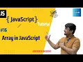Array in JavaScript JavaScript Tutorials in Hindi 2023