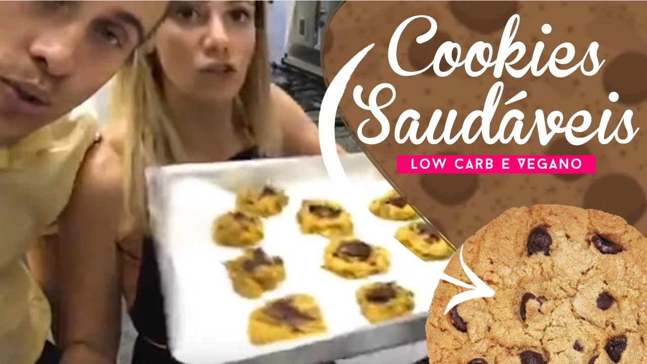 RECEITA DE COOKIES SAUDÁVEIS (LOW CARB E VEGANO) CAROL PIMENTEL