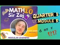 Differentiating Arithmetic Sequence from Geometric Sequence Module 5 Sir Zaj