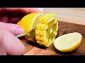 Lagu 3-laagse Lego-cheesecake / Stop-motion animatie van het koken