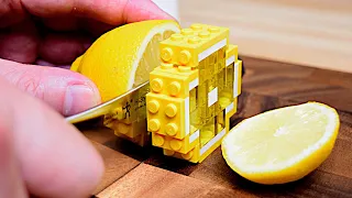 Download Lego Triple Layer Cheese Cake - Lego In Real Life 8 / Stop Motion Cooking \u0026 ASMR MP3