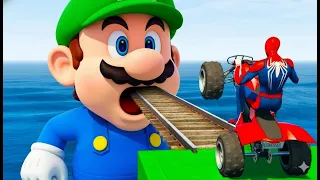 الرجل العنكبوت انقاذ باتمان Spider Man Rescue batman vs iron man vs venom funny Game GTA 5 superhero