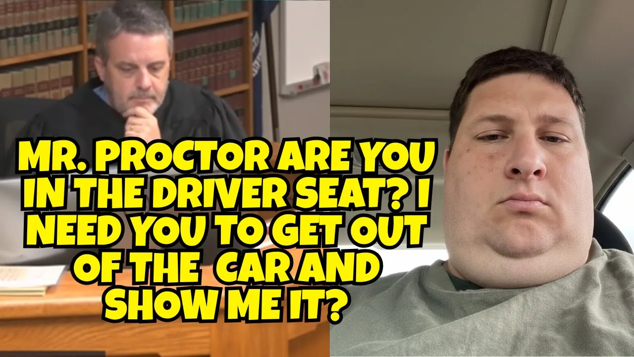 Guy Appears On Zoom In Driver Seat Of Car He Is Accused Of Driving While Suspended 🤯
