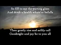 The Parting Glass-The High Kings (lyrics)