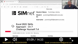 Excel 2021 Skills Approach - Chapter 7 Challenge Yourself 7 4