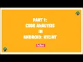 Part 1 Code Analysis in Android Ktlint