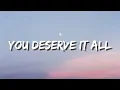 John Legend - You Deserve It All (Lyrics)