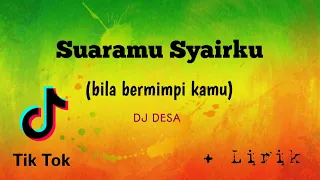 Download Suaramu Syairku (bila bermimpi kamu) DJ SKA SLOW MP3
