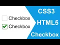 Create UI Checkbox using CSS CSS3 Checkbox